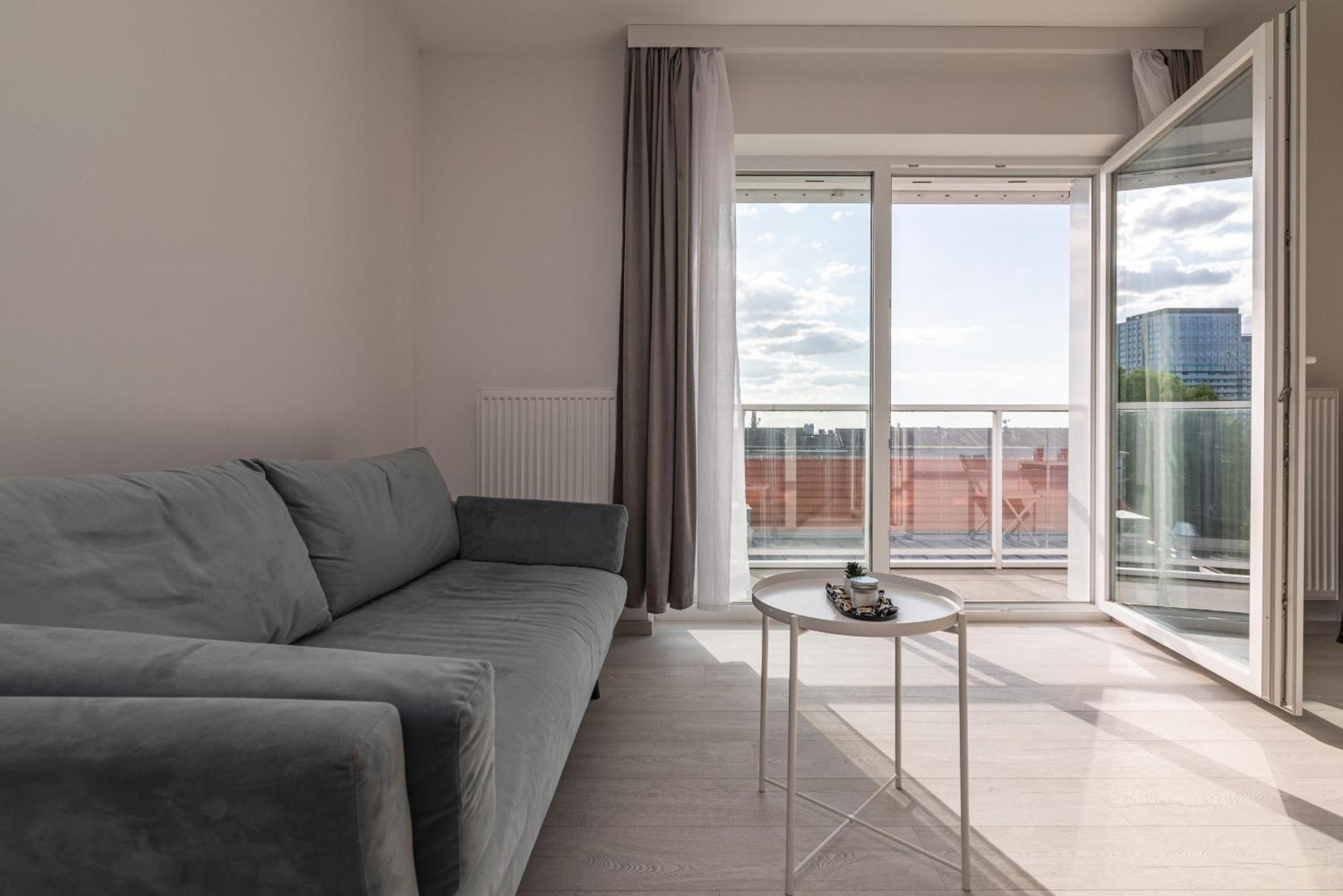 Witolda Riverside - Balcony, View - By Rentujemy * Wroclaw