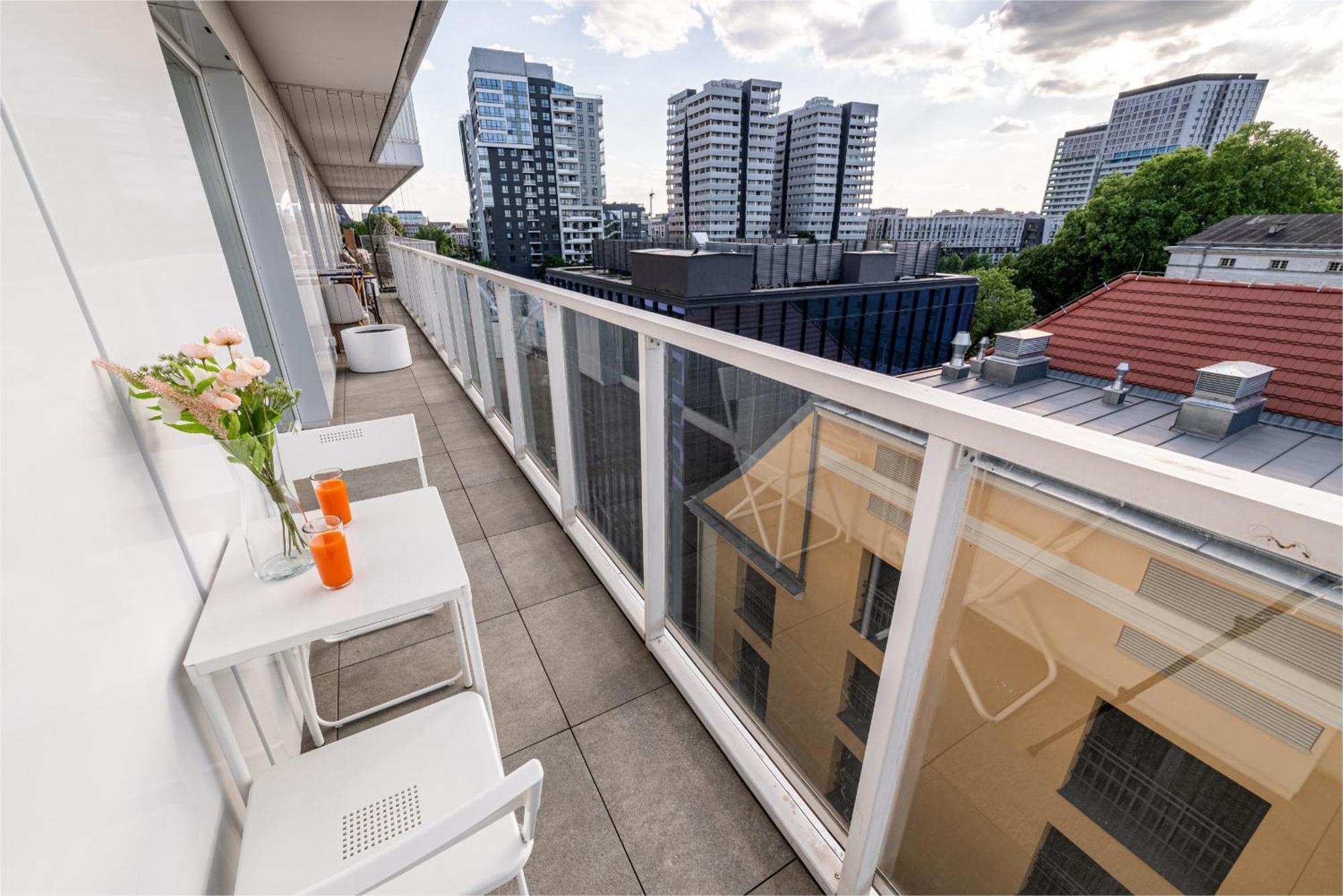 Apartment Witolda Riverside - Balcony, View - By Rentujemy